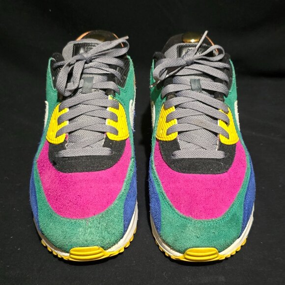 Nike CD0917-300 Air Max 90 QS "VIOTECH" Multicolor Lucid Green-Grey Sz 9.5US - Picture 2 of 10